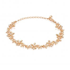 Золотой браслет Platina с фианитом 05-0848-00-401-1110 фото