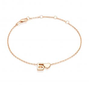 Золотой браслет-буква Б Platina 05-0858-Б-000-1110 фото