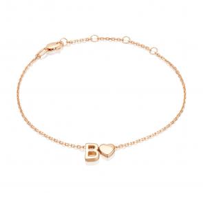 Золотой браслет-буква В Platina 05-0858-В-000-1110 фото