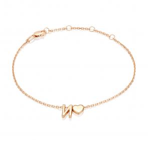 Золотой браслет-буква И Platina 05-0858-И-000-1110 фото