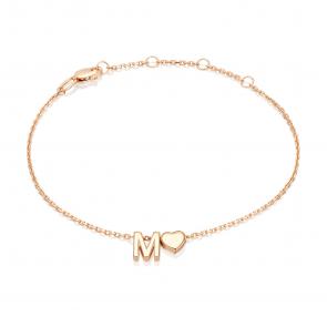 Золотой браслет-буква М Platina 05-0858-М-000-1110 фото