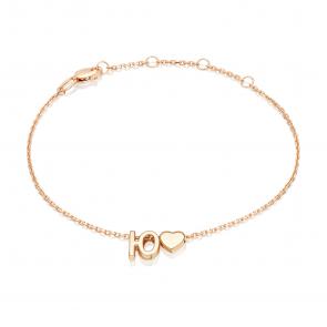 Золотой браслет-буква Ю Platina 05-0858-Ю-000-1110 фото