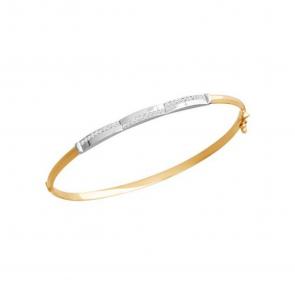 Золотой браслет SOKOLOV с фианитом 050224 фото