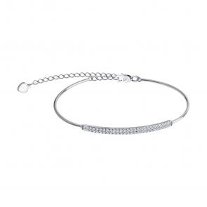 Браслет из белого золота SOKOLOV с фианитом 050876-3 фото