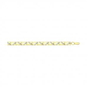 Браслет из лимонного золота SOKOLOV с фианитом 050982-2 фото