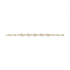 Золотой браслет SOKOLOV с фианитом 051074 фото