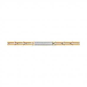 Золотой браслет SOKOLOV с фианитом 051105 фото