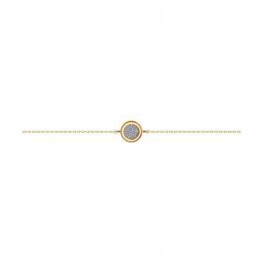 Золотой браслет SOKOLOV с фианитом 051109 фото