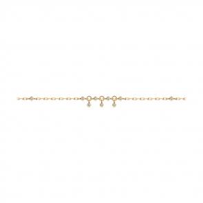 Золотой браслет SOKOLOV с фианитом 051308 фото