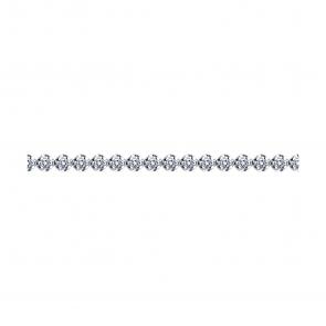 Браслет из белого золота SOKOLOV с фианитом 051350-3 фото