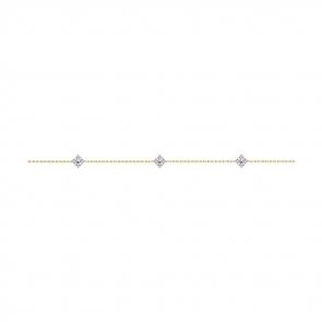 Золотой браслет SOKOLOV с фианитом 051359 фото