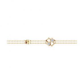 Золотой браслет SOKOLOV с фианитом 051366 фото