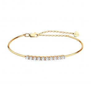 Золотой браслет SOKOLOV с фианитом 051372 фото