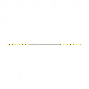 Браслет из лимонного золота SOKOLOV с фианитом 051378-2 фото