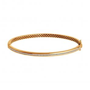 Золотой браслет SOKOLOV с фианитом 051469 фото