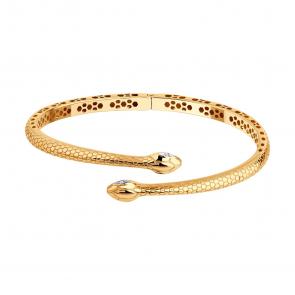Золотой браслет Символ года Змея SOKOLOV с фианитом 051489 фото