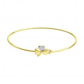 Золотой браслет SOKOLOV с фианитом 051558-2 фото