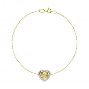 Золотой браслет SOKOLOV с фианитом 051595-2 фото