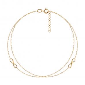 Золотой браслет на ногу SOKOLOV 051621 фото