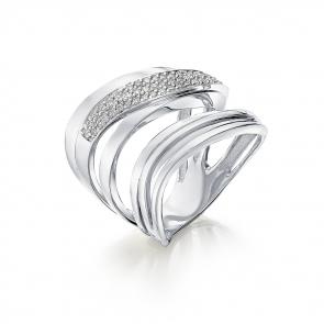 Кольцо из белого золота Мастер Бриллиант с бриллиантом 05M1-106-914 фото