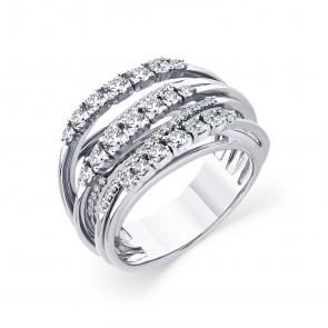 Кольцо из белого золота Мастер Бриллиант с бриллиантом 05M1-206912-00-00 фото