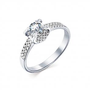 Кольцо из белого золота Мастер Бриллиант с бриллиантом 05M1-207989-70-00 фото