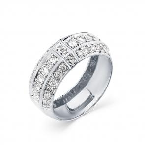 Кольцо из белого золота Мастер Бриллиант с бриллиантом 05M1-208278-00-00 фото