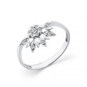 Кольцо из белого золота Мастер Бриллиант с бриллиантом 05M1-208443-00-00 фото