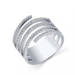 Кольцо из белого золота Мастер Бриллиант с бриллиантом 05M1-208472-00-00 фото