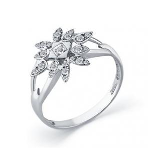 Кольцо из белого золота Мастер Бриллиант с бриллиантом 05M1-208477-00-00 фото