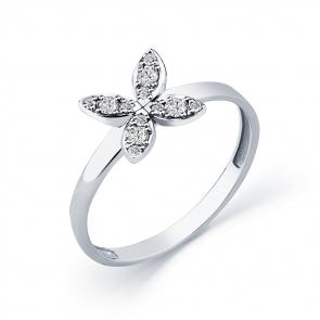 Кольцо из белого золота Мастер Бриллиант с бриллиантом 05M1-208537-00-00 фото