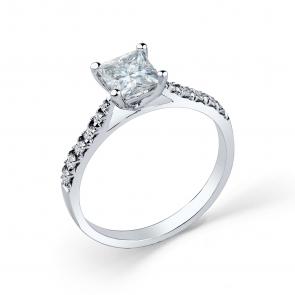 Кольцо из белого золота Мастер Бриллиант с бриллиантом 05M1-208558-01-00 фото