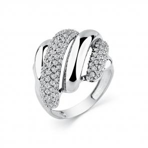 Кольцо из белого золота Мастер Бриллиант с бриллиантом 05M1-208570-00-00 фото