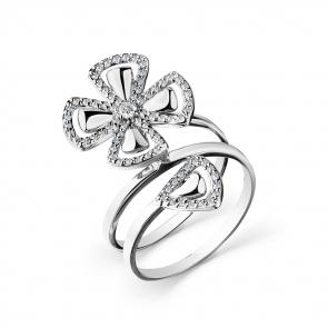 Кольцо из белого золота Мастер Бриллиант с бриллиантом 05M1-208631-00-00 фото