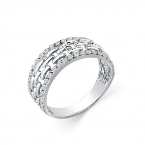 Кольцо из белого золота Мастер Бриллиант с бриллиантом 05M1-208776-00-00 фото