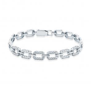 Браслет из белого золота Мастер Бриллиант с бриллиантом 05M10-220508-00-00 фото