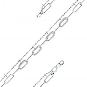 Браслет из белого золота Мастер Бриллиант с бриллиантом 05M10-220542-01-00 фото