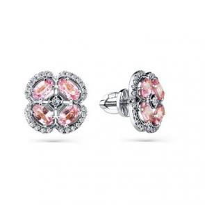 Серьги из белого золота Мастер Бриллиант с бриллиантом и сапфиром 05M2-202161-00-74 фото