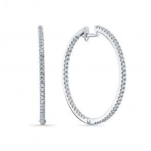 Серьги из белого золота Мастер Бриллиант с бриллиантом 05M2-204216-00-00 фото