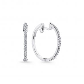 Серьги из белого золота Мастер Бриллиант с бриллиантом 05M2-207129-00-00 фото