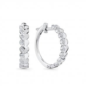 Серьги из белого золота Мастер Бриллиант с бриллиантом 05M2-208781-00-00 фото