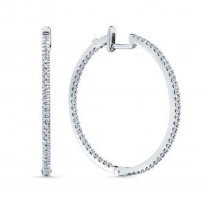 Серьги из белого золота Мастер Бриллиант с бриллиантом 05M2-209375-00-00 фото