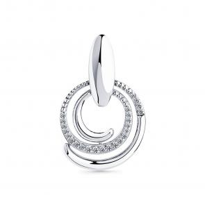Подвеска из белого золота Мастер Бриллиант с бриллиантом 05M3-208552-00-00 фото