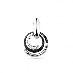 Подвеска из белого золота Мастер Бриллиант с чёрным бриллиантом 05M3-208552-00-48 фото