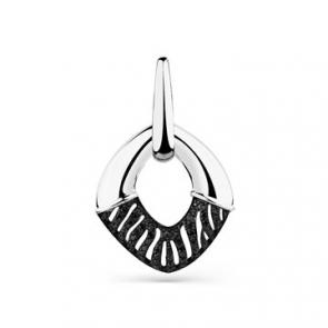 Подвеска из белого золота Мастер Бриллиант с чёрным бриллиантом 05M3-208573-00-48 фото
