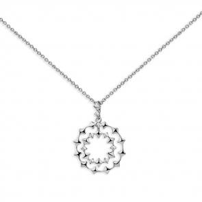 Колье из белого золота Мастер Бриллиант с бриллиантом 05M6-260491-00-00 фото