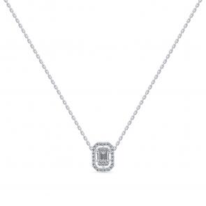 Колье из белого золота Мастер Бриллиант с бриллиантом 05M6-260791-00-00 фото