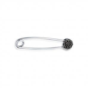 Булавка из белого золота Мастер Бриллиант с чёрным бриллиантом 05M7-270348-00-48 фото