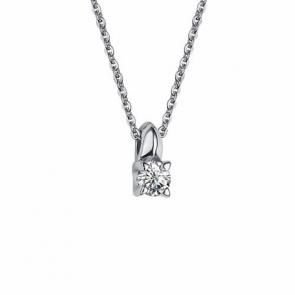 Серебряное колье АЛЬКОР с муассанитом 06-2698/000М-00 фото