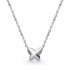 Серебряное колье АЛЬКОР с бриллиантом 06-4785/000Б-00 фото